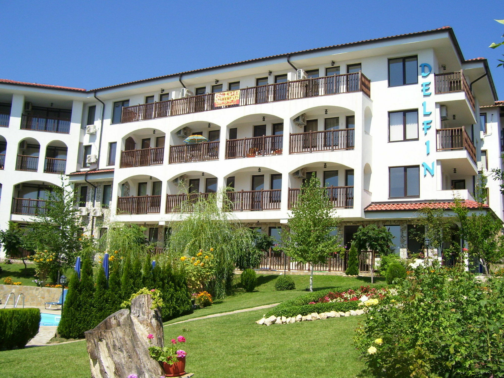 Delfin Apart Complex Sveti Vlas Esterno foto